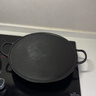 典匠铸铁煎饼锅煎饼果子工具早餐铁鏊子平底锅家用烙饼煎锅烤肉盘32cm 实拍图