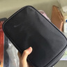 MUJI 聚酯纤维 可吊挂式洗脸用具盒 化妆包旅行便携洗漱包 黑色 宽16*长19*厚度6cm 实拍图