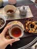 华祥苑茶叶礼盒 普洱茶熟茶 3年陈云南糯米香小金砖300g送礼礼品 实拍图