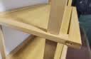 安尔雅简易鞋架多层省空间家用门口入户窄小型竹鞋柜拼装组合 3层65 实拍图