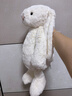 Jellycat害羞乳白色邦尼兔动物毛绒玩偶安抚玩偶娃娃送礼生日礼物 害羞乳白色邦尼兔 Huge 实拍图