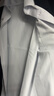 罗蒙（ROMON）短袖衬衫男士2026夏季凉感棉质上衣商务休闲正装白衬衣MQ21白色42 实拍图