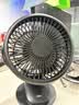 得力【行业TOP1-热销100W+】桌面usb风扇小型电风扇学生宿舍办公室工位寝室床头轻音小风扇-LK220黑 实拍图