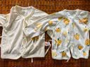贝瑞加（Babyprints）新生儿衣服2件装男女宝宝半背衣纯棉长袖婴儿上衣亲肤柔软 黄59 实拍图