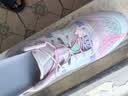 李宁（LI-NING）童鞋儿童篮球鞋女大童音速8轻弹减震清爽透气运动鞋40YKBS046-2 实拍图