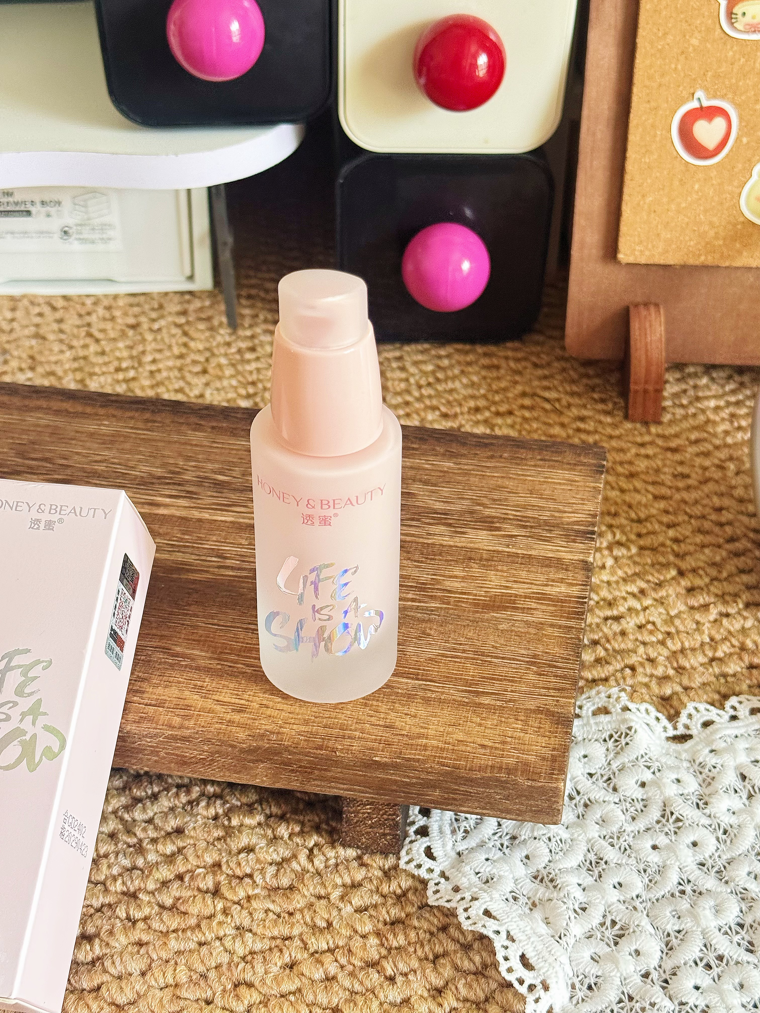 透蜜隔离霜妆前打底持久不脱妆提亮遮瑕素颜霜三合一隐形毛孔 肤色 实拍图