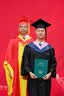 COSMICKISS学士服文科理科工科学位服毕业礼服大学生男女本科学士服粉领拍照 【粉领文科】学士服+学士帽 L (建议130-160斤) 实拍图