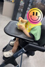 beedoll蓓兜儿童罩衣无袖宝宝吃饭围兜护衣反穿防溅衣夏天薄款 小熊+小兔 实拍图
