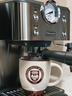 德龙（Delonghi）咖啡机 意式半自动家用15Bar泵压专业压力计 美式咖啡 快速加热技术 可调式奶泡 金属机身EM450.M 银色 小巧机身 稳定压力 定制杯量 自动关机 实拍图