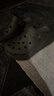 卡骆驰（CROCS）檀健次同款经典泡芙洞洞鞋百舒适男沙滩鞋女鞋休闲鞋|207521 黑色-001(含智必星) 36 (220mm) 37 实拍图