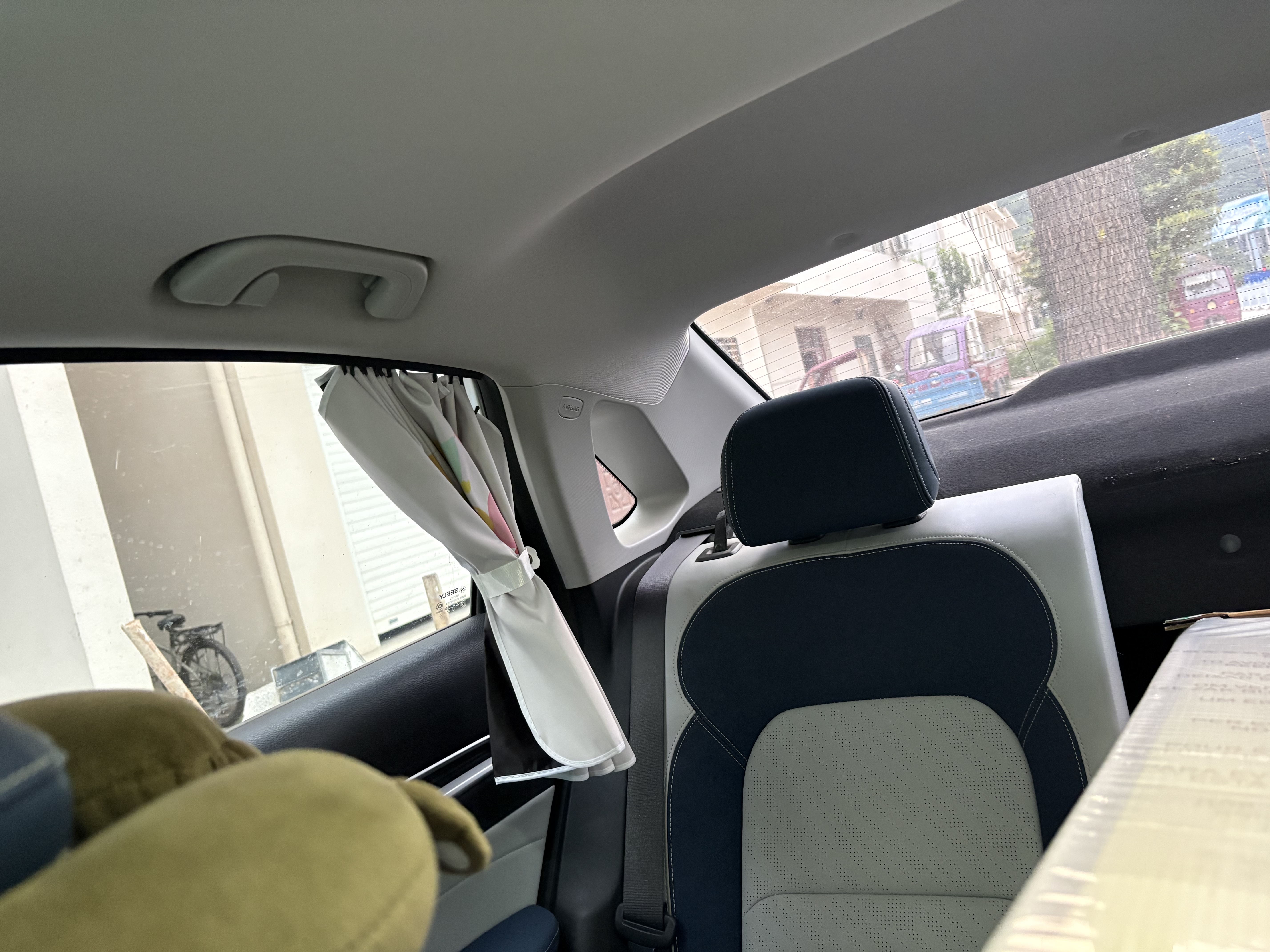 MOTCINO汽车遮阳帘嵌入式轨道窗帘车上车窗遮光神器车帘儿童婴儿宝宝车用 实拍图