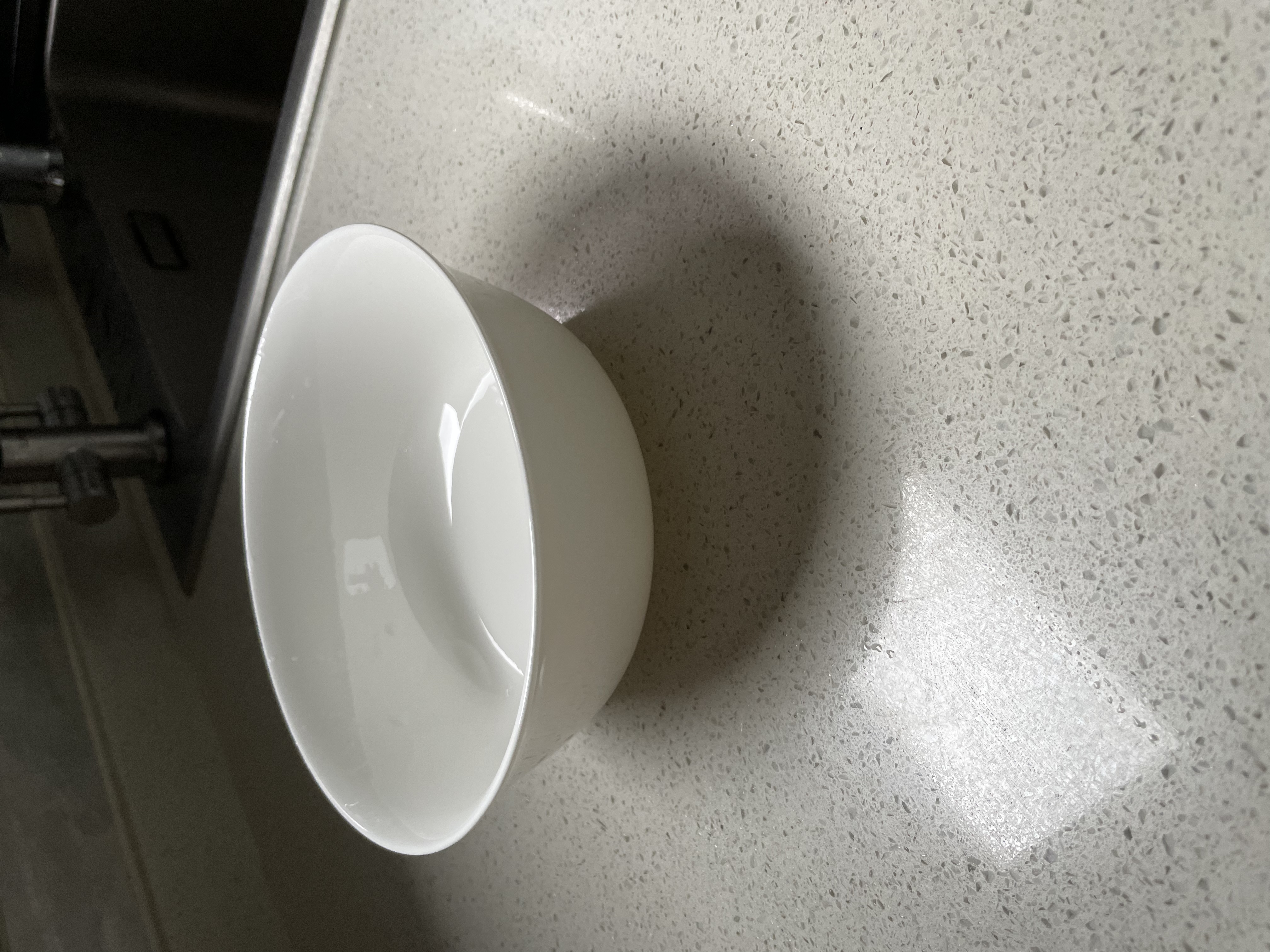 錦鳯 纯白骨瓷碗米饭碗汤碗景德镇餐具家用陶瓷大面碗汤锅高脚碗1个装 6英寸面碗 实拍图