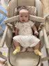 哈卡达宝宝餐椅婴儿成长椅学座椅多功能椅子家用餐桌椅子可折叠学坐神器 【Plus电动摇椅免安装款】-古兰凰Pro 实拍图
