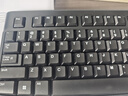 罗技（Logitech）MK120 键鼠套装 有线键鼠套装 办公键鼠套装 电脑键盘 USB即插即用 全尺寸 黑色 实拍图