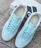 adidas「T头鞋」BARREDA休闲板鞋德训鞋男女阿迪达斯官方轻运动   薄荷绿/汉玉白/树脂黄   36.5 实拍图