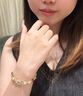 央创时尚平安扣手链女款2026新款和田玉手串S925送女朋友老婆生日礼物女生 实拍图