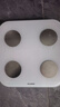 华为（HUAWEI）智能体脂秤 3 蓝牙版 凝霜白 家用智能体脂秤体重秤电子秤 人体成分检测算法 13项身体数据监测 实拍图