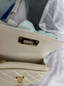 CHARLES&KEITH菱格链条手提斜挎包小方包包女包生日礼物送女友CK2-50701608 Cream奶白色 S 实拍图