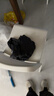 宜家（IKEA）帝奥多斯可堆叠白色餐桌椅凳子家用靠背现代简约塑料 白色 实拍图