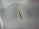 赛菲尔礼物黄金耳钉足金999.9男女迷你养耳棒耳饰 约0.05克长约7mm 单支 实拍图