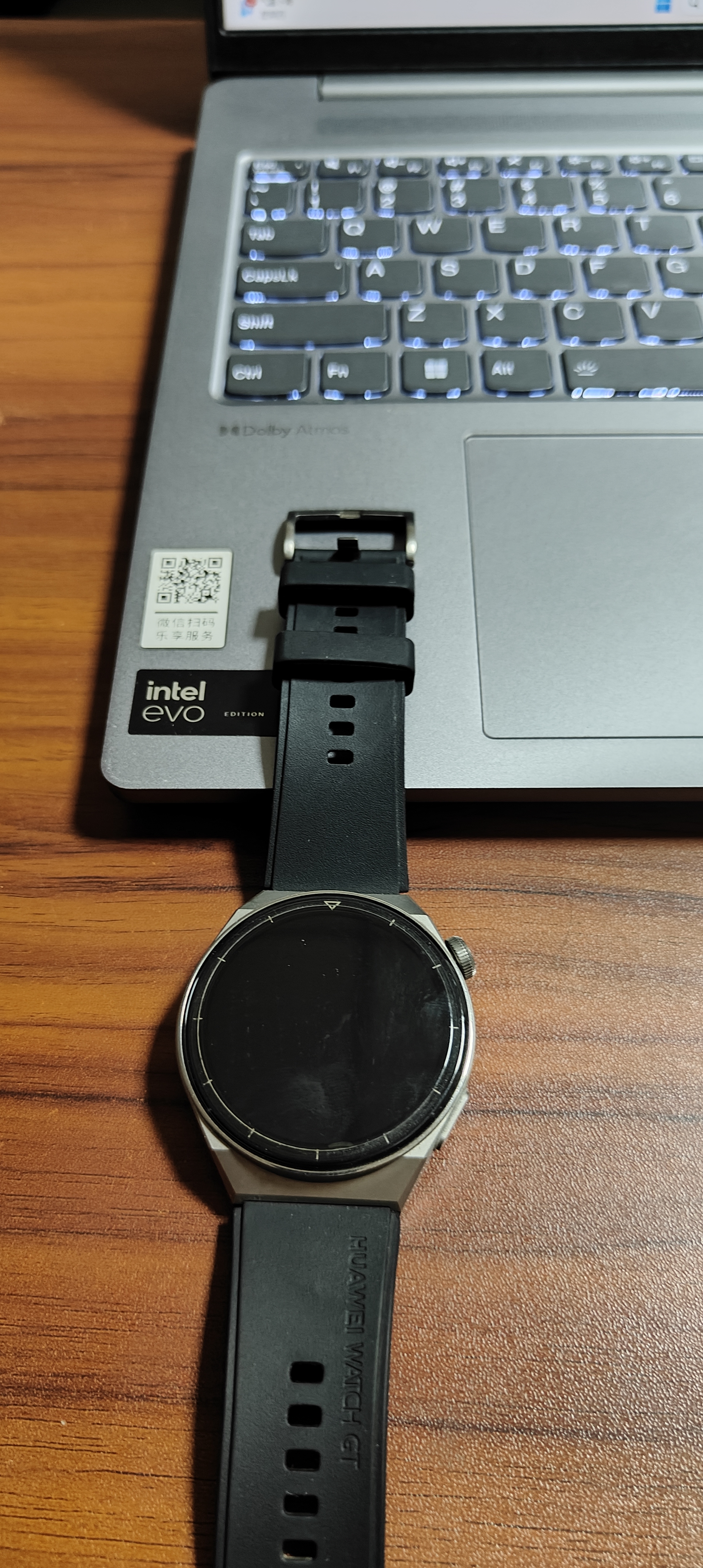 华为（HUAWEI）手表原装watch3丨GT丨GT2丨2e丨Pro丨buds真皮运动氟橡胶原装表带 华为GT3Pro原装表带皮表带灰色-22mm简装 watch3/GT/GT2/GT2E/Pro 实拍图
