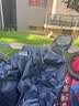 台铃雨衣电动车雨衣摩托车雨披单人加大加厚牛津布长款防暴雨藏青 5XL 实拍图