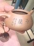 藏壶天下宜兴紫砂壶纯手工刻绘茶壶石瓢壶家用功夫泡茶壶茶具兰趣石瓢壶 兰趣石瓢壶 210ml 实拍图