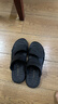红蜻蜓凉鞋男鞋轻便拖鞋夏季牛皮沙滩鞋露趾透气两穿WTT22118J黑色42 实拍图