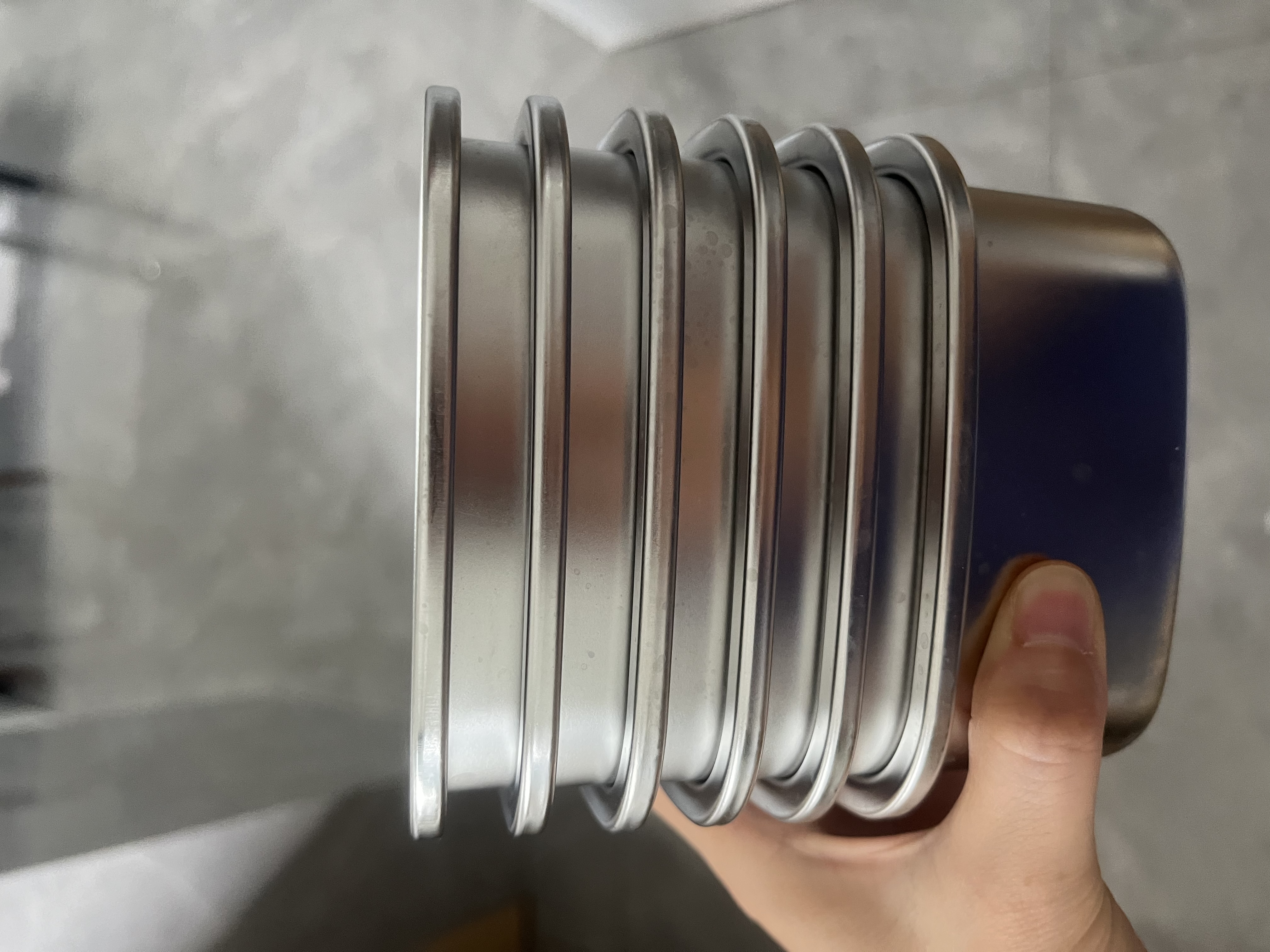 康巴赫·食品级304不锈钢保鲜盒300ml真空保鲜饭盒多用途收纳盒 实拍图