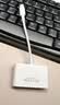JOWOYE苹果手机转接头iPhone外接U盘USB3.0机械/移动硬盘转换器Type-c/iPad平板键盘鼠标相机OTG连接线 实拍图