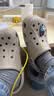 卡骆驰（CROCS）贝雅洞洞鞋男鞋女鞋轻便耐磨一脚蹬拖鞋休闲鞋百搭花园鞋|10126 卵石色-2V3(含智必星) 37 /38(230mm) 实拍图