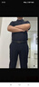 斐乐 斐乐官方男装针织短袖POLO衫夏季休闲凉感商务休闲上衣 B款-正黑色BK XL 180/100A/XL 实拍图