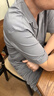 全棉时代男女士睡衣【7A抗菌软弹针织】情侣家居服套装七夕节礼物 实拍图