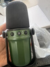 御葵D80双模动圈麦克风 D80X电脑直播话筒录音配音播客电台游戏视频会议手机收音麦有线卡农USB二合一 D80标准版+桌面支架（深绿） 实拍图