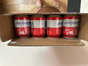 百威啤酒mini红罐淡色拉格255ml*24小罐整箱装京东自营喜酒 实拍图