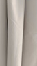 铭聚布艺（MINGJU）窗帘 全遮光窗帘成品窗帘布遮阳帘涤塔夫椰奶色挂钩式2.0*2.0单片 实拍图