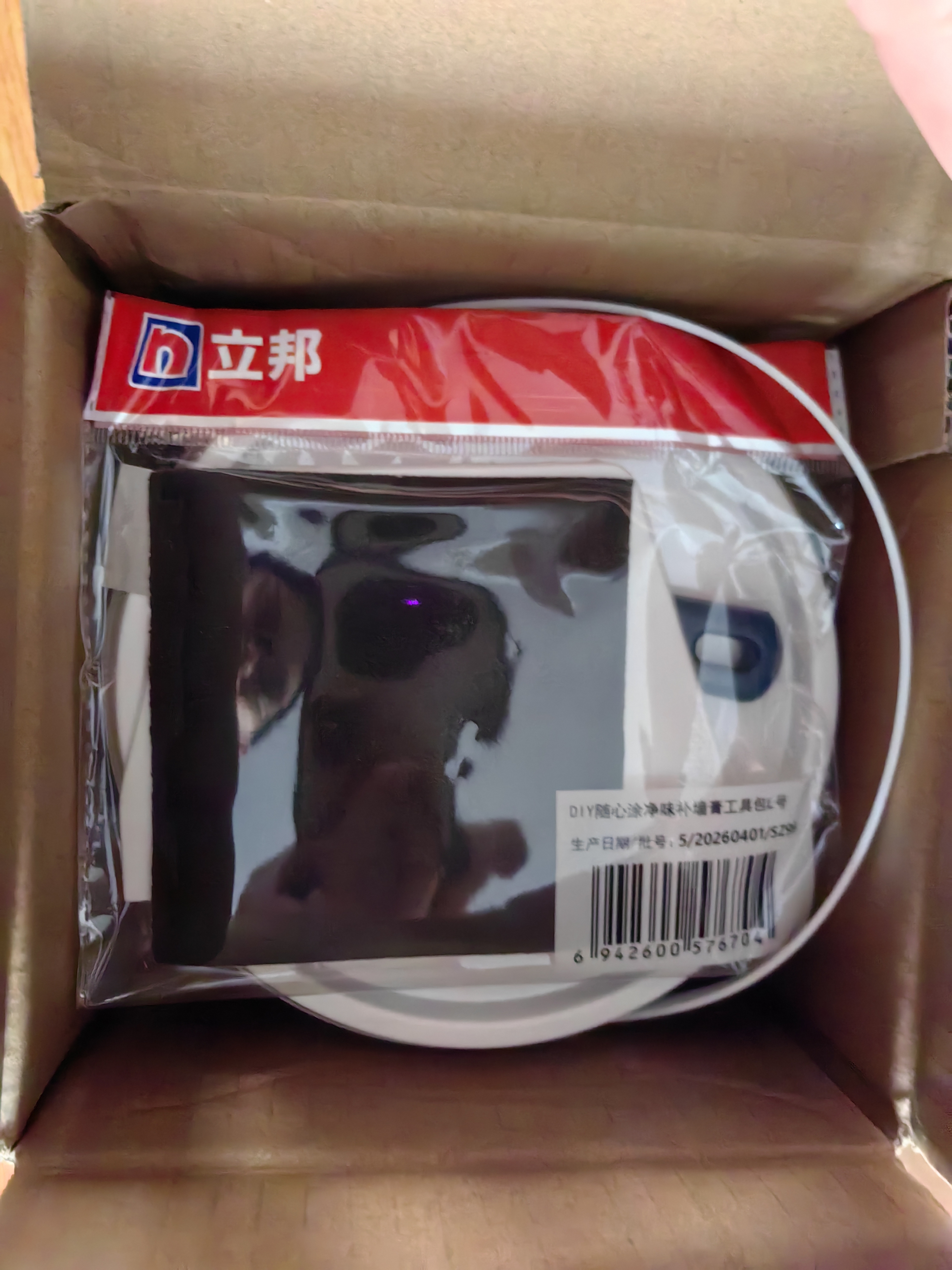 立邦补墙膏墙面修复防霉抗菌墙面修补膏堵洞腻子膏白色2.5kg 实拍图