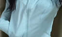 蕉下（beneunder）防晒衣女防紫外线外套短款辣妹立领修身AL819初云蓝XL 实拍图