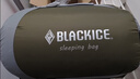 黑冰（BLACKICE）新标准【彩蝶系列鸭绒信封式羽绒睡袋】户外露营防风成人睡袋 彩蝶700(新标准)/浅蓝拼深蓝 实拍图