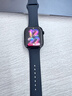 Apple/苹果 Watch S11 智能手表GPS+蜂窝款46毫米亮黑色铝金属表壳黑色运动型表带S/M MFD94CH/B 实拍图