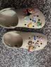 卡骆驰（CROCS）【采销直播】贝雅卡骆班洞洞鞋轻便耐磨一脚蹬休闲鞋|205089 冬日白/彩色-1LI 40 (250mm) 实拍图