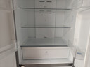 美的（Midea）真香系列500L十字门冰箱60厘米超薄大容量一级能效家用电冰箱以旧换新国家补贴 500升三档变温｜冷藏PT净化｜钛钢灰 实拍图