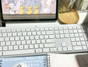 罗技（Logitech）K950无线蓝牙键盘 双模静音键盘办公键盘薄膜笔记本电脑Mac平板ipad键盘 108键全尺寸家用超薄便携 石墨黑 实拍图