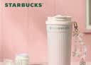 星巴克（Starbucks）粉白渐变双饮口不锈钢咖啡杯470ml保温保冷水杯杯子男国庆节礼物 实拍图
