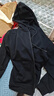真维斯（Jeanswest）卫衣男女连帽2025春秋款日系拉链开衫外套宽松运动外套重磅连帽衫 黑色 M (推荐95斤-110斤左右) 实拍图