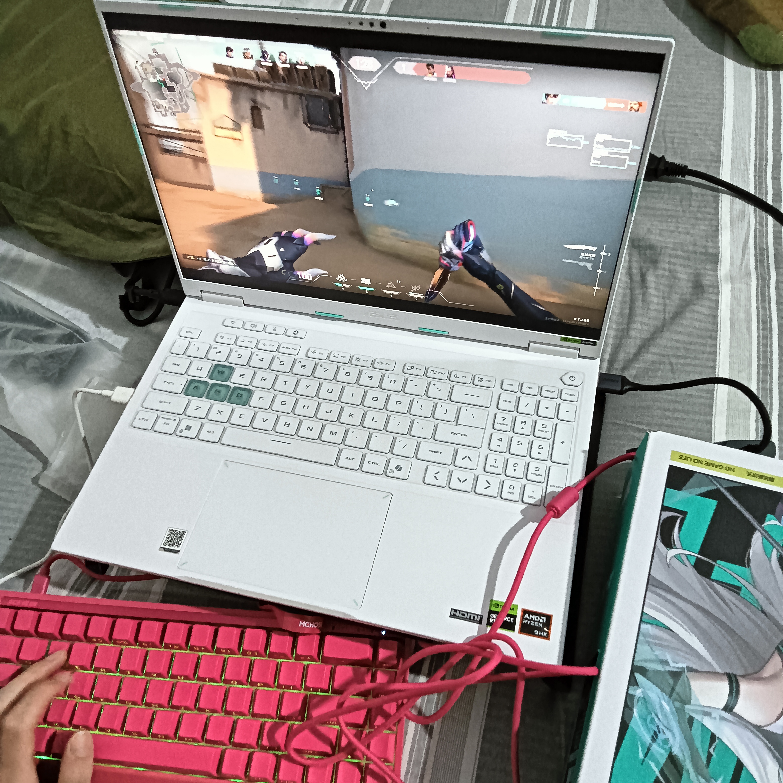 华硕天选6 Pro 锐龙版 国家补贴 16英寸游戏本 笔记本电脑(锐龙9 9955HX 16G 1T RTX5070 2.5K)青 实拍图