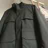 雅戈尔（YOUNGOR）羽绒服男连帽羽绒服聚酯纤维面料鹅绒填充保暖舒适 藏青VLYD419889FTA L 175/96A 实拍图