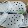 卡骆驰（CROCS）经典洞洞鞋轻便百搭女沙滩鞋包头拖鞋男鞋|10001 黑色-001(含智必星) 41 /42(260mm) 实拍图