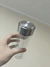 京东京造 玻璃杯 双层隔热茶杯个人专用茶水分离杯大容量380ml 实拍图