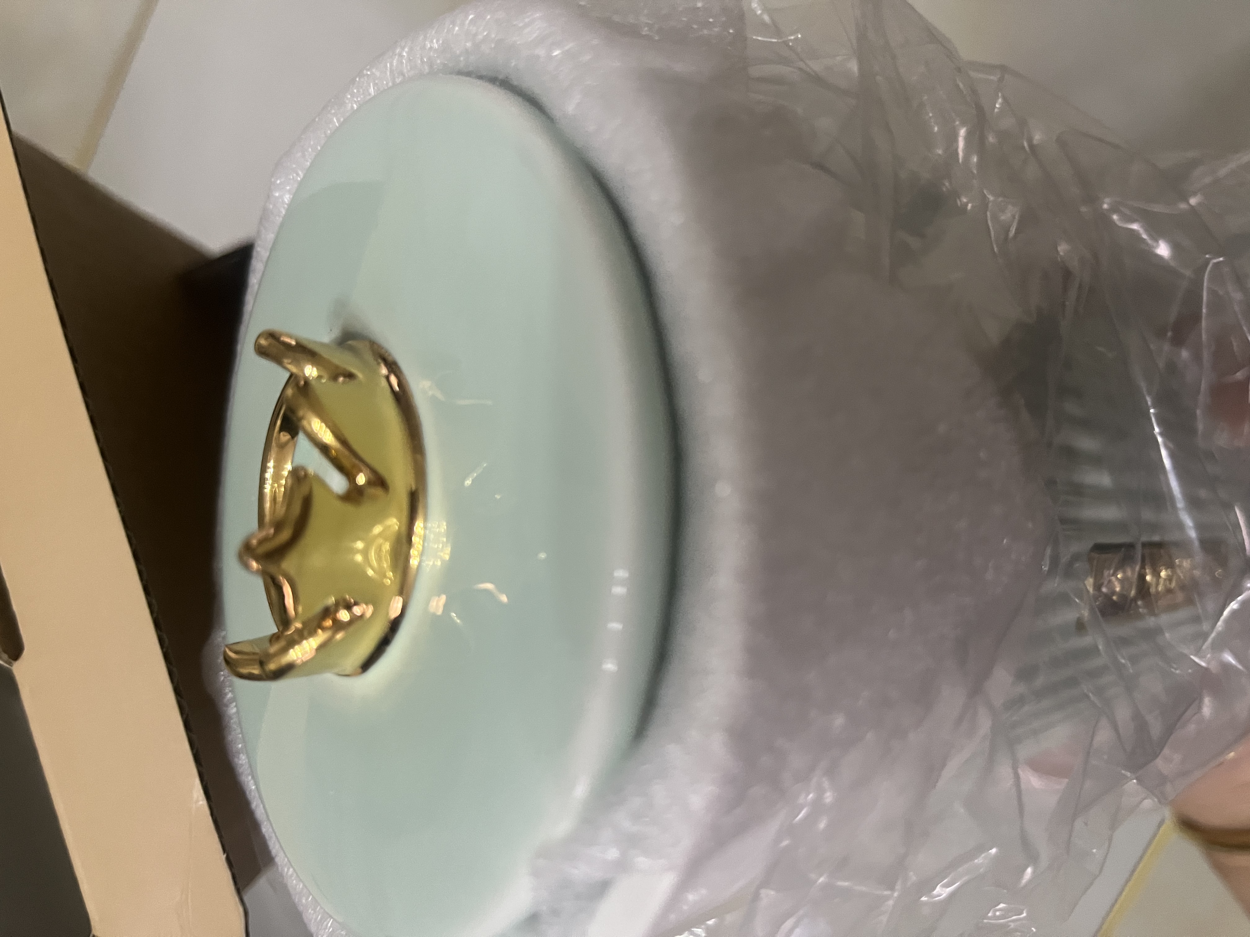星巴克（Starbucks）薄荷绿陶瓷吸管杯600ml皇冠杯盖大容量水杯子咖啡杯节日礼物 实拍图